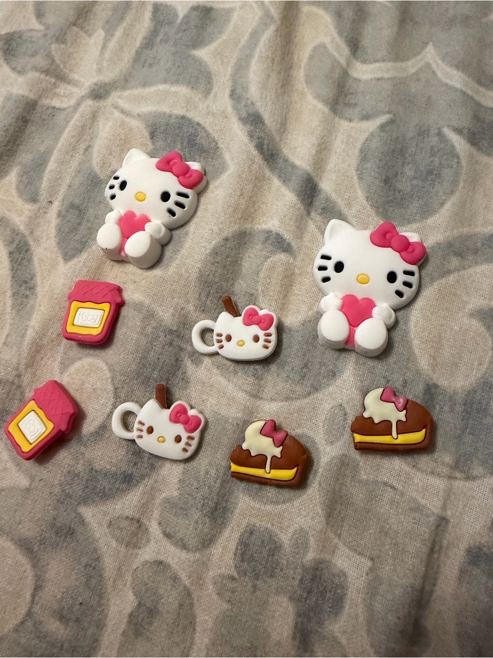 Pink Hello Kitty & Dessert Jibbitz Charm Bundle